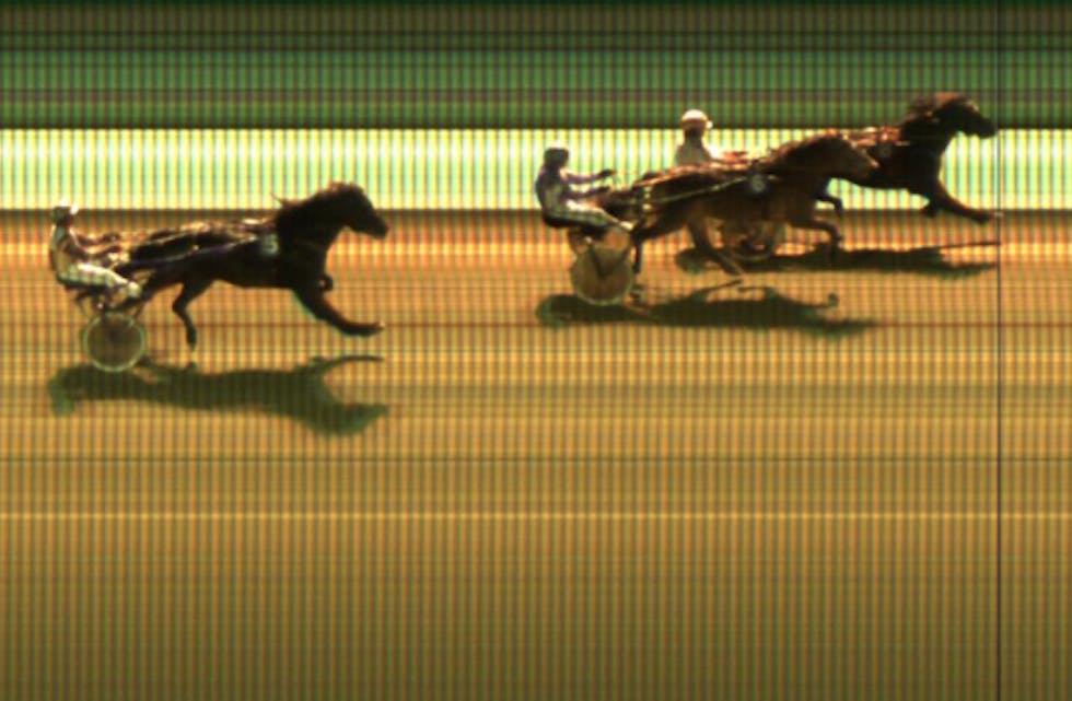 Det ble en 3. plass på Johan Kringeland Eriksen i kveld. Foto: Rikstoto.no