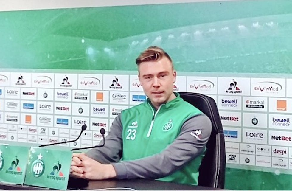 Alexander Søderlund har blitt pappa! Foto: Saint Etienne