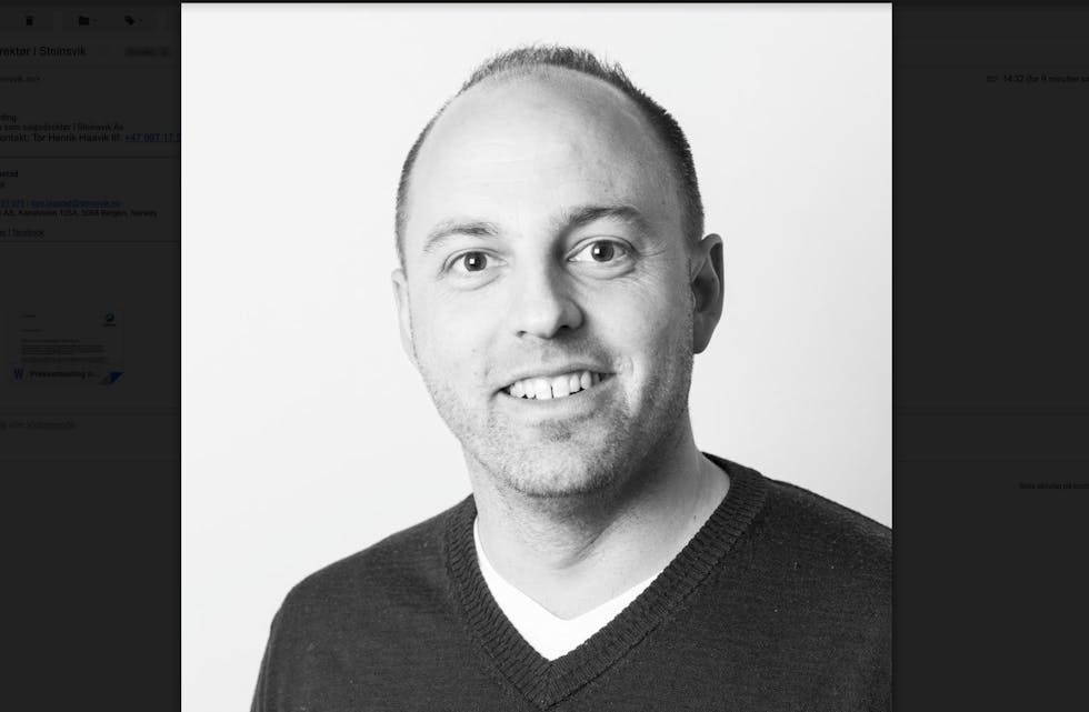 Tor Henrik Haavik trer inn i rollen som salgsdirektør i Steinsvik As.