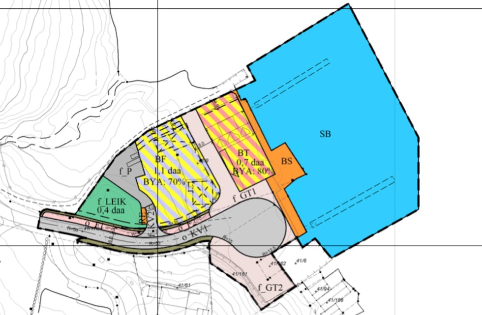 Detaljreguleringsplanen til Hervik Brygge er godkjent av politikarane. Illustrasjon: Tysvær kommune