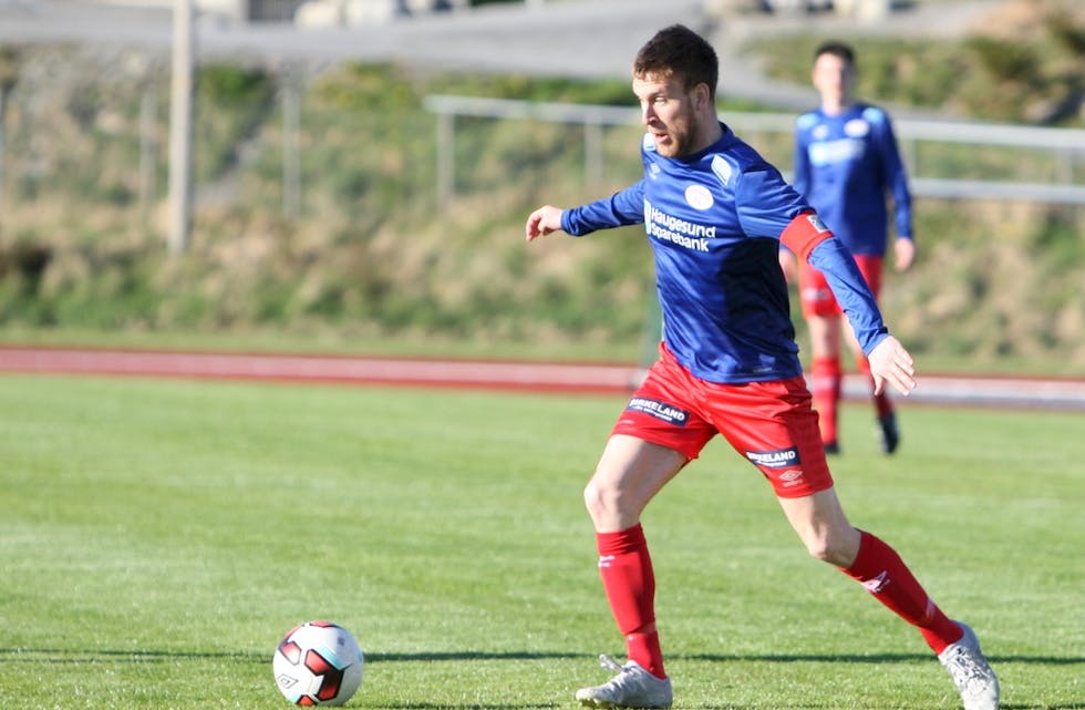 Sregaberg med kaptein Christoffer Kydland i spissen tar i mot Ølen i kveld. Foto: Alf-Einar Kvalavåg