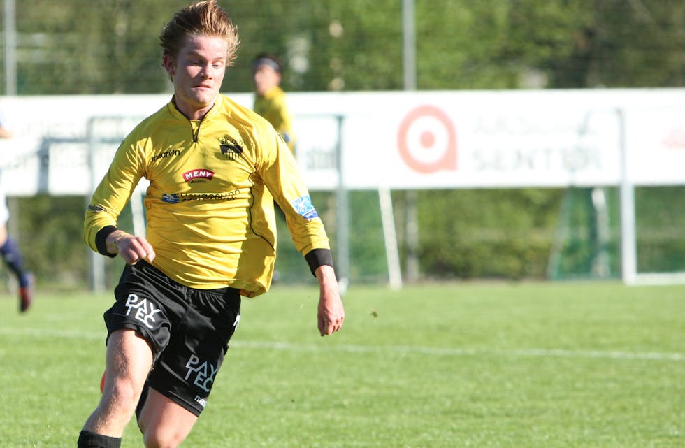 Berge Ohm scoret to mål da Skjold vant 3-2 over Austrått. Arkivfoto: Alf-Einar Kvalavåg