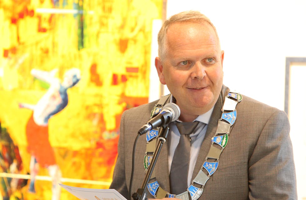 Ordfører Sigmund Lier åpnet årets Midtsommerfest.