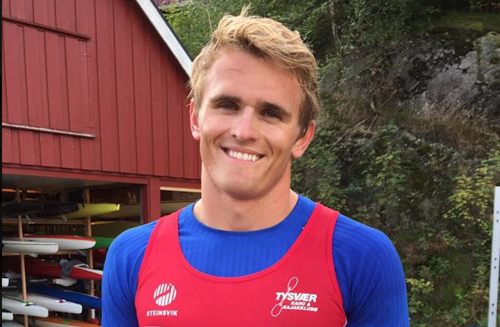 Lars Magne Ullvang vant i dag NM-gull og Kongepokalen etter seieren på K1 500 meter. Foto: Privat