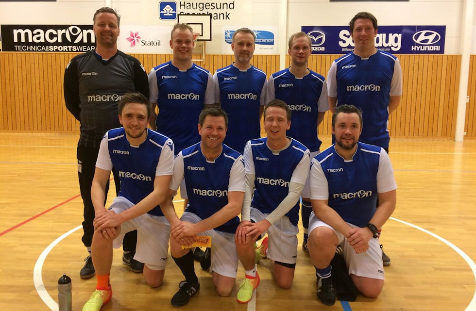 Vinnerlaget: Rune Lindanger, Sveinung Fjell, Øyvind Hompland, Frode Steinsland, Kjetil Velde, Espen Helgeland, Rune Røksund, Jarle Steinsland og Christian Askeland.