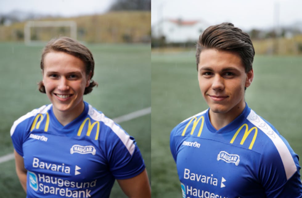 Søndag setter Adrian Tjomsland (19) og John Fredrik Jakobsen (18) seg på flyet til Newcastle