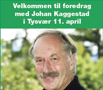 pic Kaggestad foredrag med johan kaggestad tysvaer