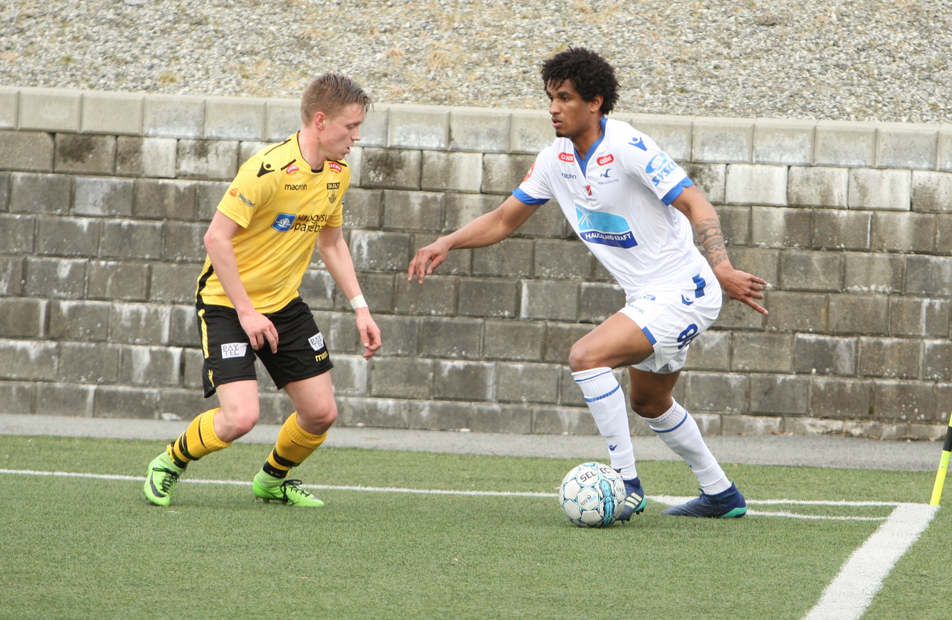 Erin Pinherio var i FKH 2s startoppstilling mot Skjold. Men plutselig var han borte. Arkivfoto: Alf-Einar Kvalavåg