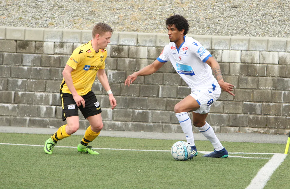 Erin Pinherio var i FKH 2s startoppstilling mot Skjold. Men plutselig var han borte. Arkivfoto: Alf-Einar Kvalavåg