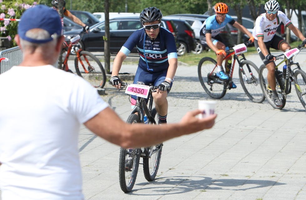 Geirg feed b under årets Hårfagreritt fra Aksdal til Haugesund. Foto: Alf-Einar Kvalavåg