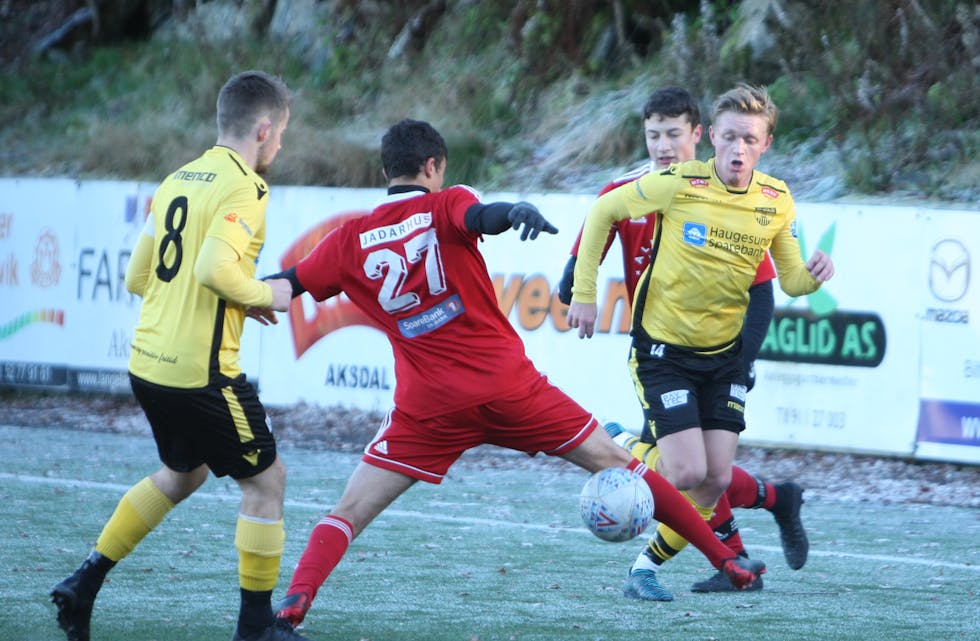 I kveld ble det 100 sikkert at Skjold spiller i 4. divisjon neste år. Foto: Alf-Einar Kvalavåg