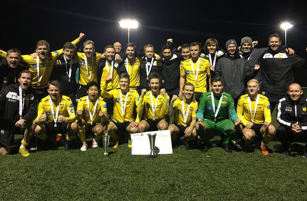 Vinner av OBOS-cupen 2018 etter 4-2 over Austrått i finalen; Skjold IL. Foto: Odd-Arne Hettervik