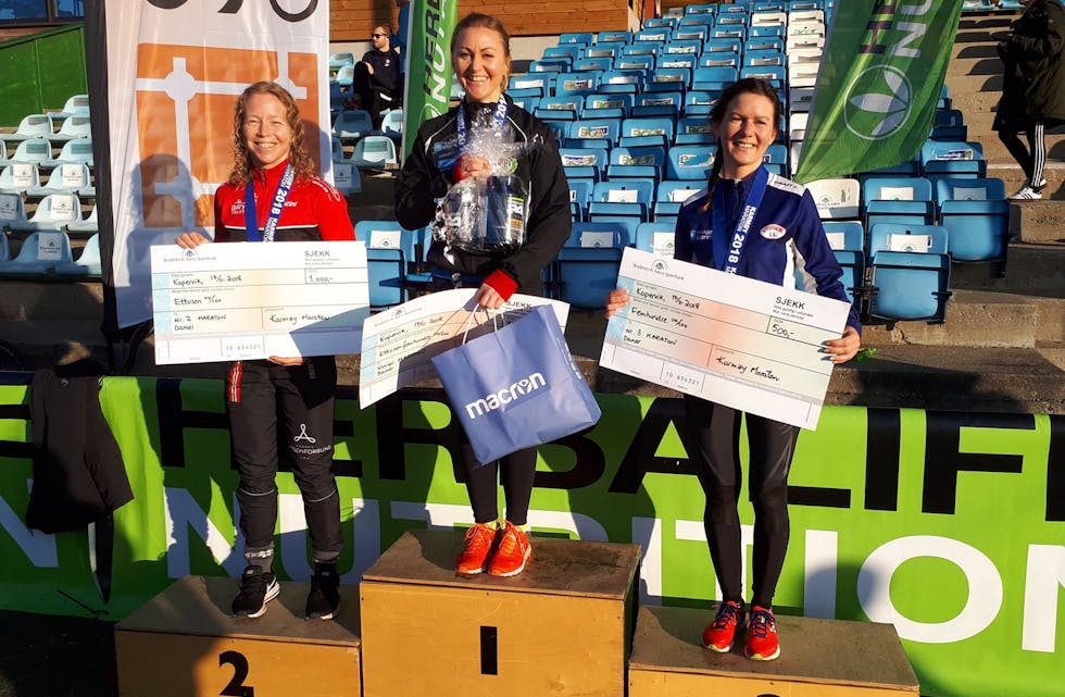 Ann Kristin Mosbron vant fulldistansen på tiden 3.07.05. Nummer to ble Johanna Håland fra Bryne Triatlonklubb på 3.15.50, mens Vivian Kyte fra Stegaberg ble nummer tre på 3.21.55.