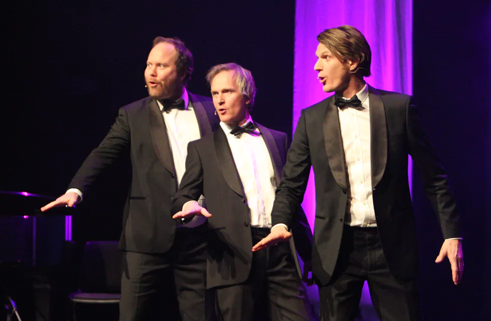 Henrik Hundsnes, Hallvar Djupvik, Aasmund Kaldestad og Steffen Kjetland Horn imponerte i Tysværtunet. Foto: Alf-Einar Kvalavåg