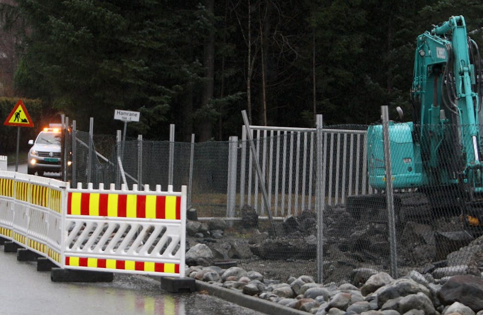 Det er i dette området like ved Vepro at en har funnet en lekkasje. Foto: Alf-Einar Kvalavåg