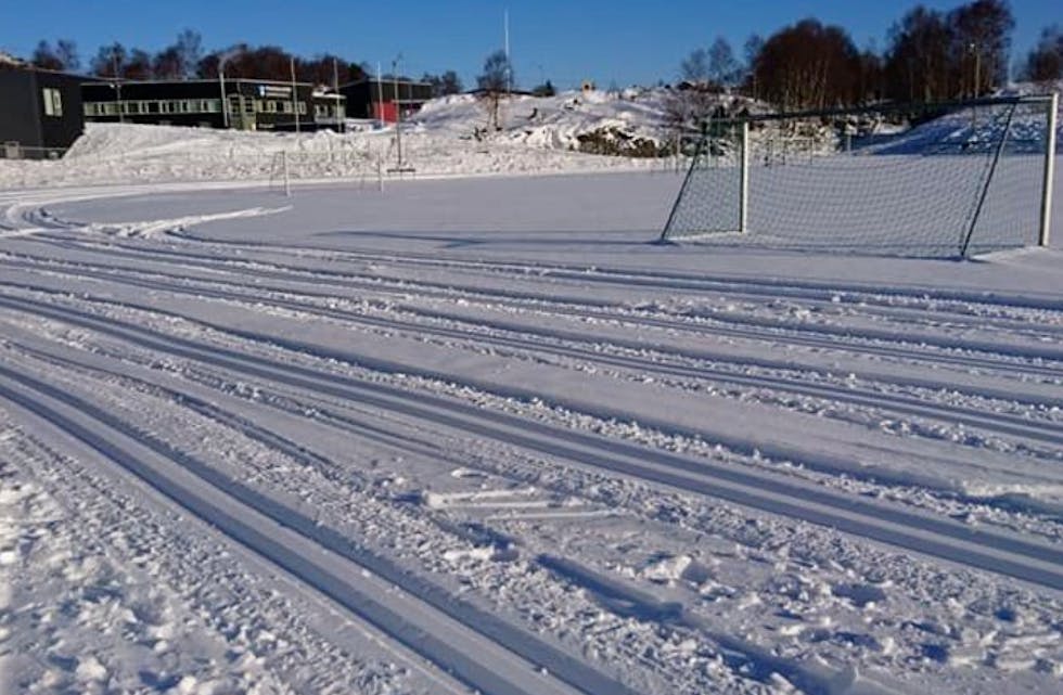 Slik ser det ut på Frakkagjerd akkurat nå. Det er bare å finne frem skiene. Foto: Aud Irene Eikemo