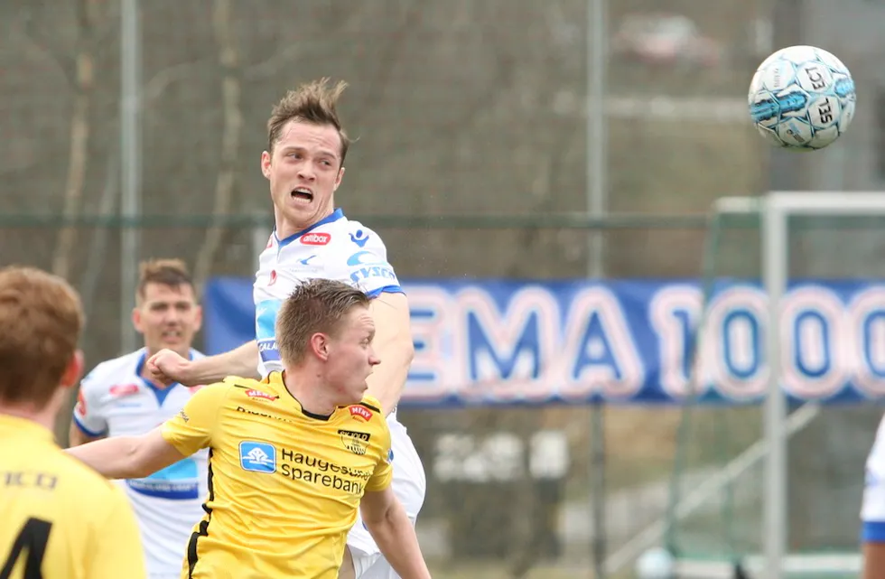 Kristoffer Haraldseid og FKH sendte Mats Steinsland og Skjold ut av cupen for et år siden. Nå er han blitt Molde-spiller og Skjold får sin del av overgangsummen. Foto: Alf-Einar Kvalavåg