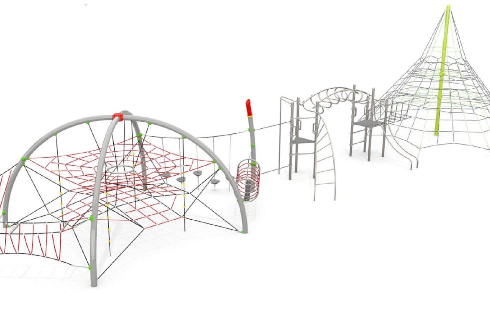Her blir det mye aktivitet. Mot slutten av skoleåret dukker det opp et nytt klatrestativ på Straumen skule.