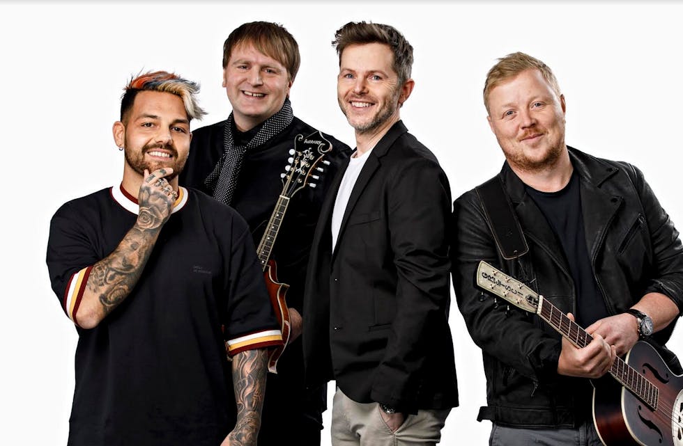 Kvartetten Espen Lind, Kurt Nilsen, Alejandro Fuentes og Askil Holm avlyser lørdagens konsert i Tysvær. Foto: Expectations