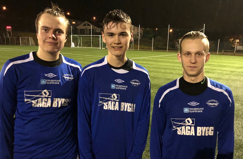 Fra venstre Trygve Romseland, Christoffer Rabben Larsen og Fredrik Olausen. Foto: Rolf Magne Bakken