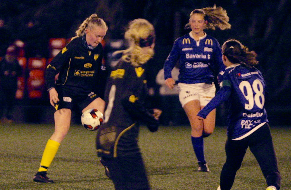 Vilde Skofteland scoret etter seks minutter. Det ble kampens eneste mål. Foto: Alf-Einar Kvalavåg