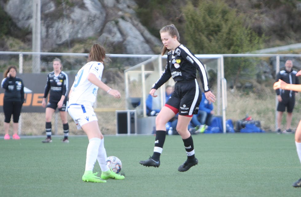Lena Litlehamar scoret to mål mot Haugar 2.