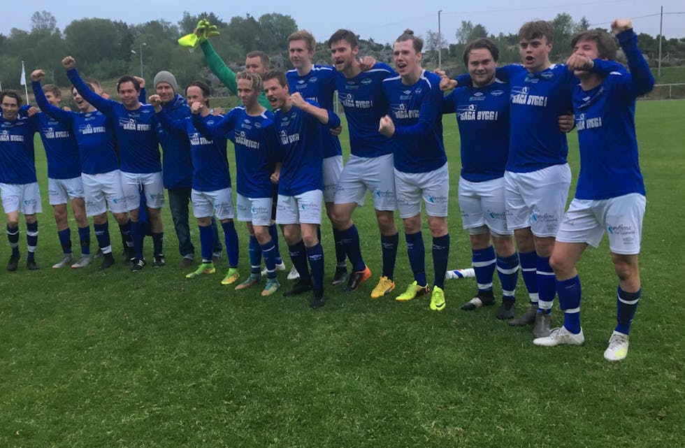 God grunn til å juble etter 3-2-seier over topplaget Torvastad. Foto: Asbjørn Bakken