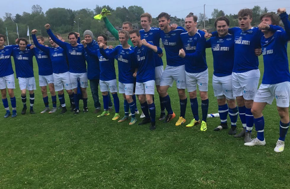God grunn til å juble etter 3-2-seier over topplaget Torvastad. Foto: Asbjørn Bakken