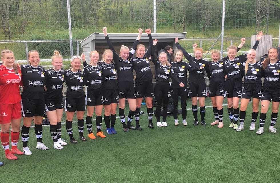 Tysværdamene 2 vant i dag 5-0 over Bremnes. Foto: Asbjørn Bakken