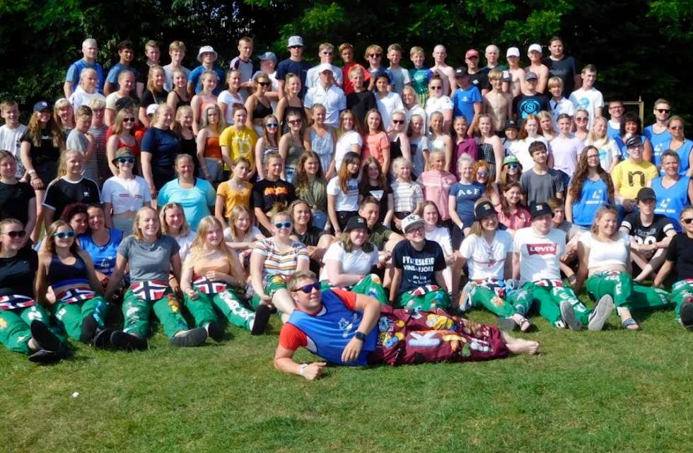 Hele gjengen samlet. Foto: 4H
