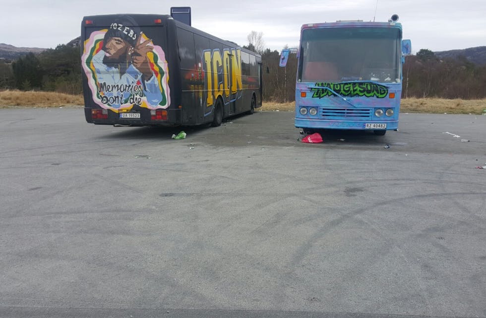 Russen har hatt treff i natt, og ikkje rydda etter seg.