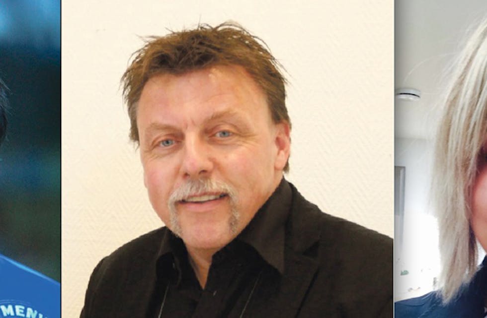 Midtbanesliteren Bertin Gismarvik flankert av Ungutten Kristian Lindanger (16) og tomålsscorer Sindre Bakken.