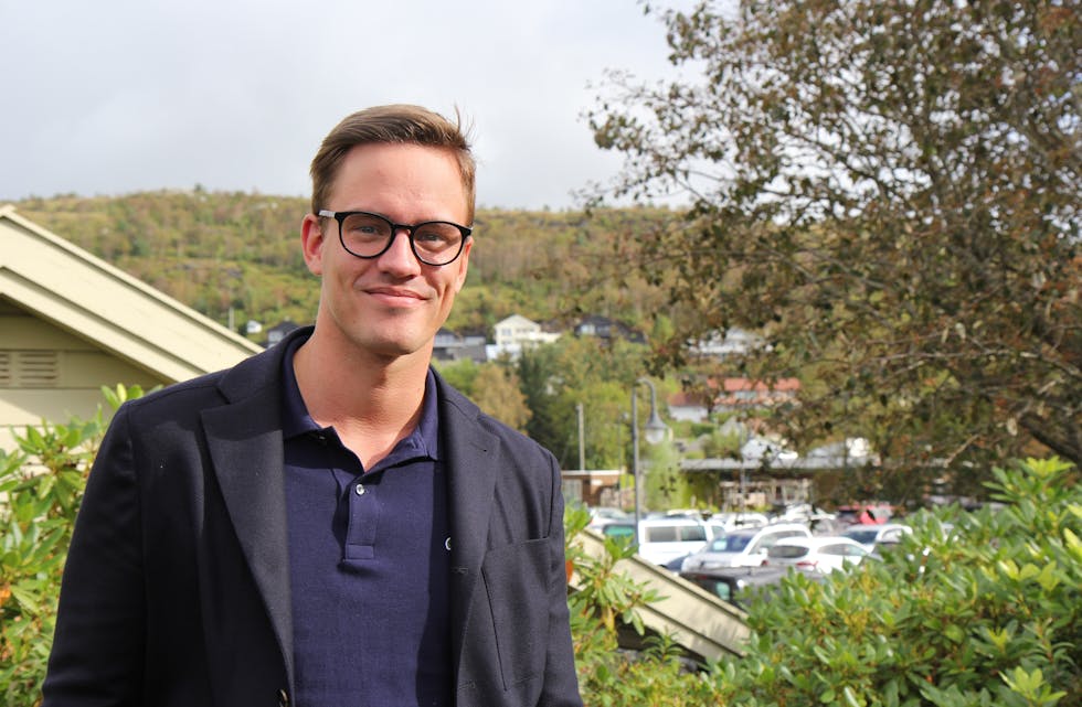 Eigedomsmeklar Lars Frøyland i Eiendomsmegler A meiner at eit hus i Førre, på Frakkagjerd eller i Grinde fort kan gå for same prisen som eit hus i Skåredalen. Foto: Ingvild R. Myklebust