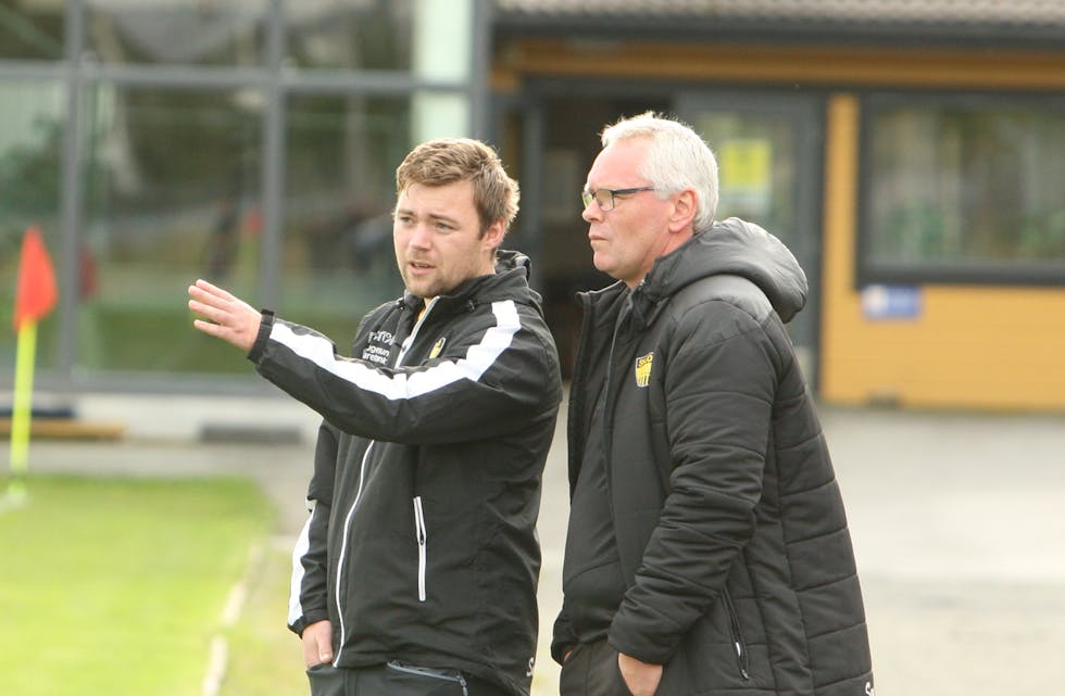 Aleksander Nilsen og Bjørn Arne Steinsland gir seg som trenere i Skjold. Foto: Alf-Einar Kvalavåg