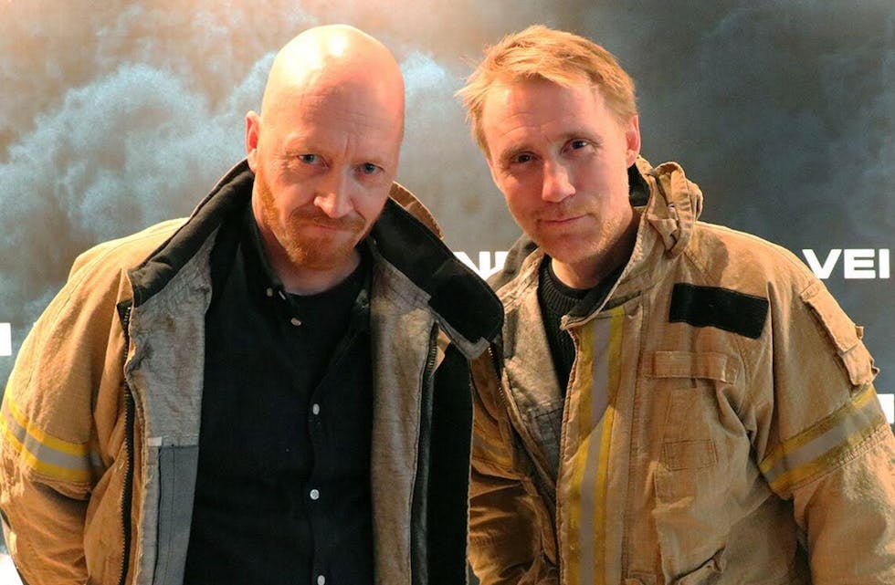 Øystein Simonsen og skuespiller Thorbjørn Harr.