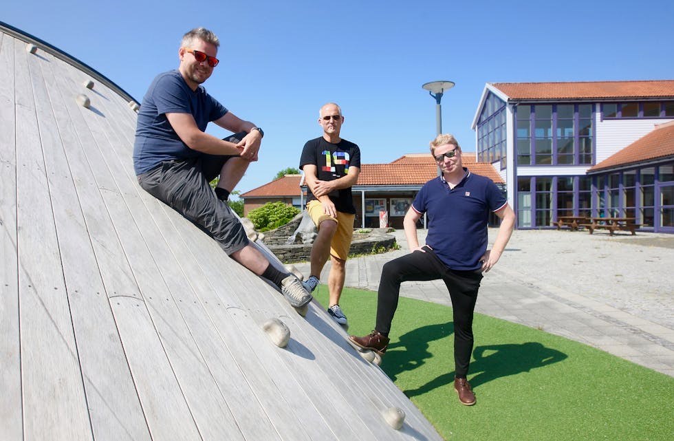 Krutsterk trio med sterk oppmoding om at ungdommen melder seg på «Nye Bølger». Frå venstre Vegard Fossum, Johnny Liadal og Per Steinar Lie.
Foto: Alf-Einar Kvalavåg