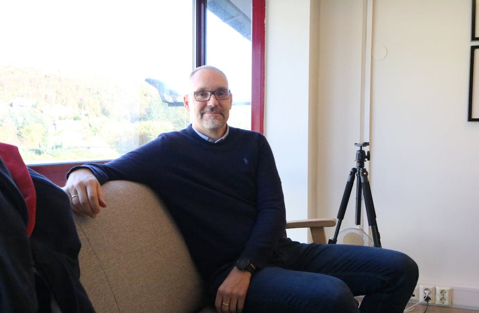 Plansjef John-Fredrik Rognsvaag håper at innbyggarane vil engasjere seg i det som skjer i Tysvær i framtida. 
Foto: Mona Terjesen