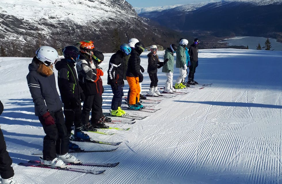 Sola skin over Voss. Foto: Geir Dybdal