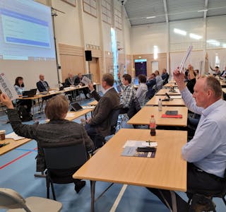 FRP og SP stemte for endringar i rådmannen sitt forslag i saka om Nedstrandstunet, men fekk ikkje fleirtal. Foto: Alf-Einar Kvalavåg