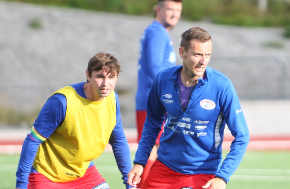 Det ble tap for Oddbjørn Halvosen og Dag Frode Tønnesen mot Haugar. Foto: Alf-Einar Kvalavåg