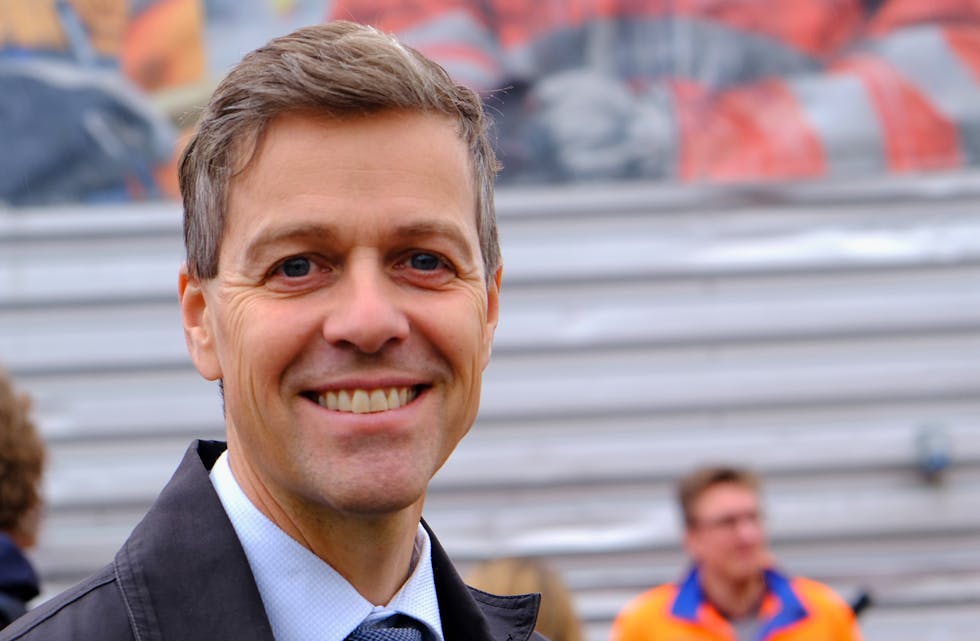- Eg legg denne saka fram for Stortinget, for å sikre retning og framdrift for prosjektet, og unngå forseinkingar, seier samferdselsminister Knut Arild Hareide. Foto: Tor Livius Midtbø/SD