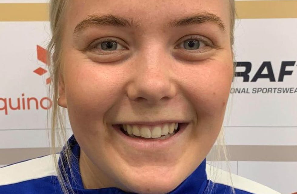 Ine Hjelmervik var en av Falkeid sine beste i kveld. foto: Ruben Reiersen