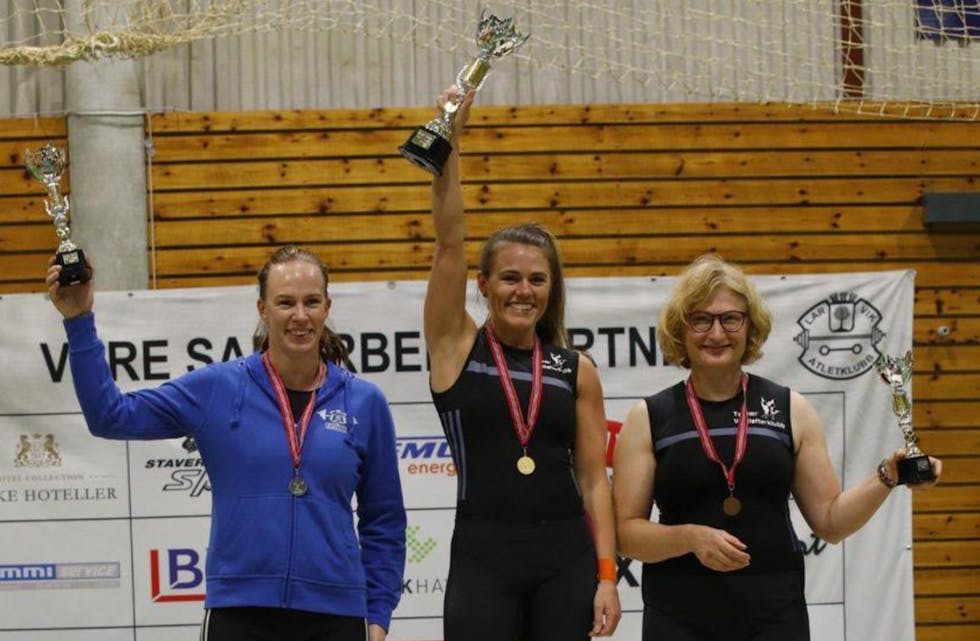 Kvinner +35 år
Ingeborg Endresen, AK Bjørgvin.
Tinna Marína Jónsdóttir,Tysvær VK. og Monika Zakrzewska,Tysvær VK. 530,32 poeng.
Foto: Dag Rønnevik