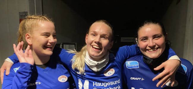 Målscorere var Kamilla Rasmussen, Tiril Marie Andersen Muller og Cecilie Apeland 2 .