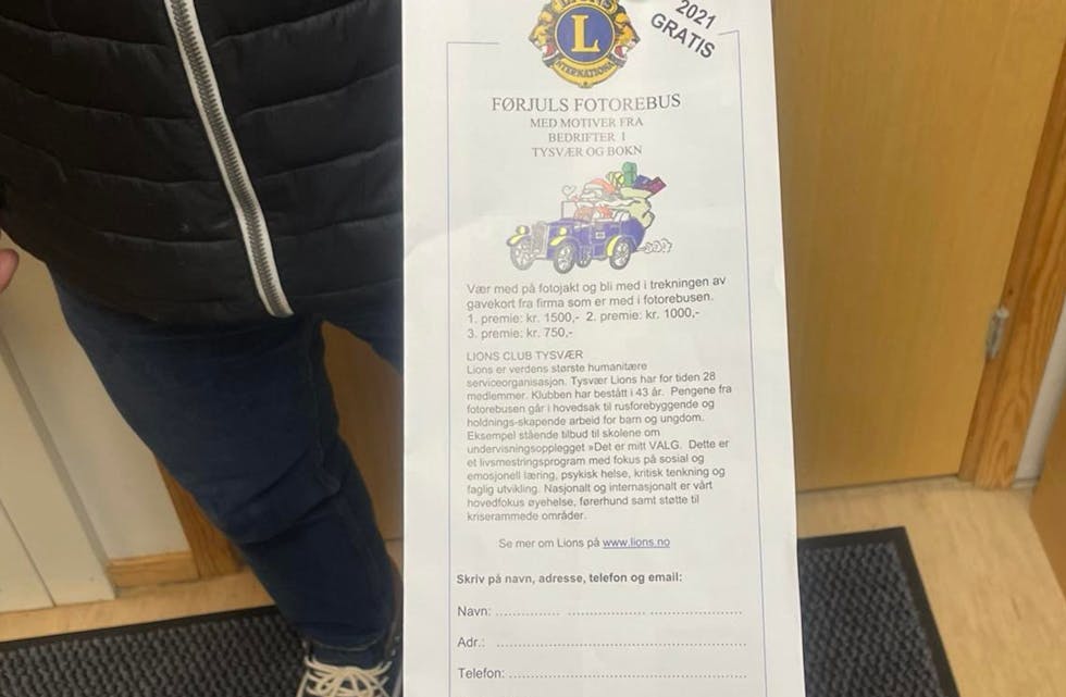 Den ligger allerede mest sannsynligvis i postkassen til alle i Tysvær kommune og det er gratis å delta på.