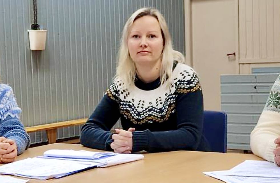 Carine Aas, frå Førland vart valt til ny leiar i Tysvær Senterparti.