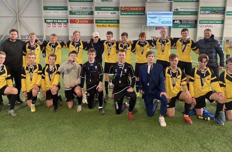 Guttelaget fra Frakkagjerd ungdomsskole spilte seg helt frem til finalen i årets skolecup, som arrangeres for ungdomsskoler fra hele Rogaland.