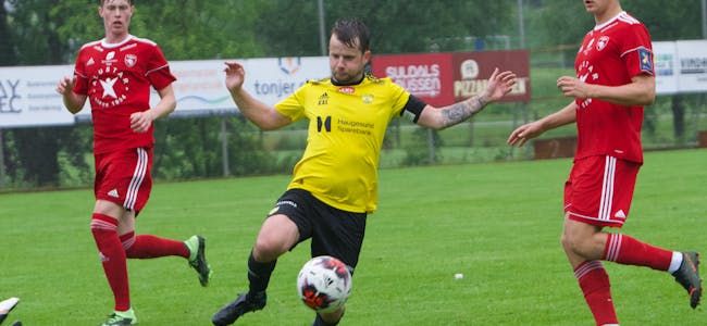 Sander Hettervik scoret begge Skjold sine mål mot Vard 2. Arkivfoto: Alf-Einar Kvalavåg