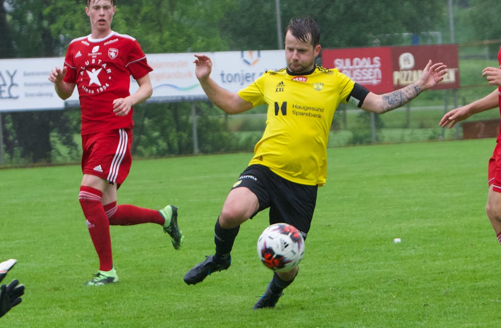 Sander Hettervik scoret begge Skjold sine mål mot Vard 2. Arkivfoto: Alf-Einar Kvalavåg