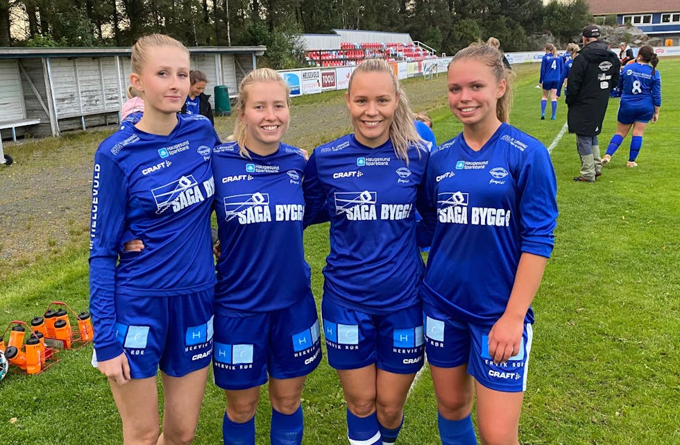 Kveldens Målskårere for Falkeid:
Hilda Askeland, Emma Askeland, Malene A Sørenes og Rannveig L Reiersen